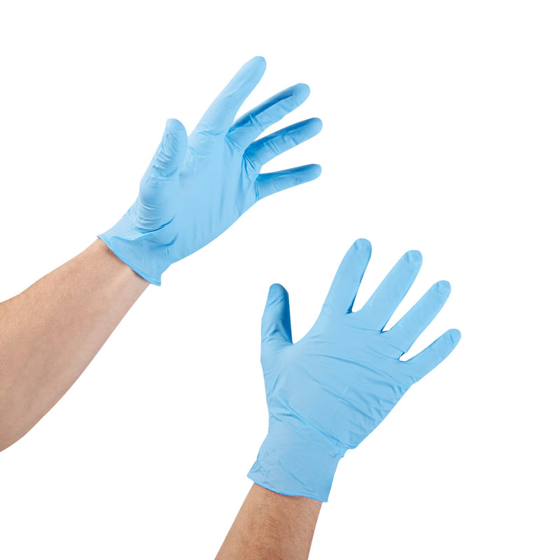 McKesson Confiderm® 4.5C Nitrile Exam Glove, Large, Blue, 1 Box of 100 () - Img 9