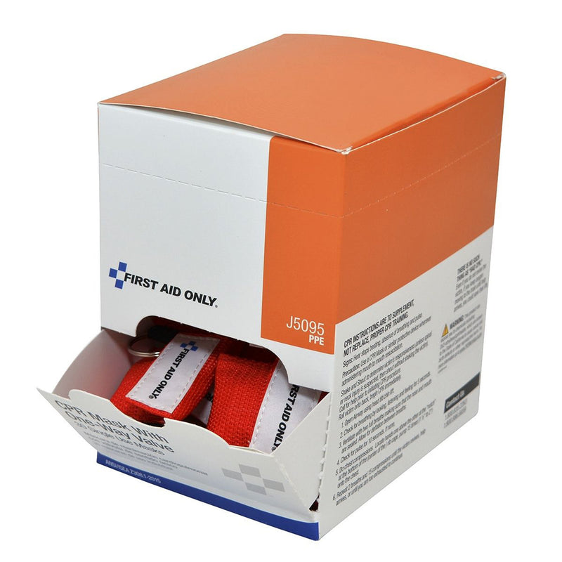 FACE SHIELD, CPR IN KEYCHAIN POUCH (30/BX 10BX/CS) (CPR Face Shields) - Img 3