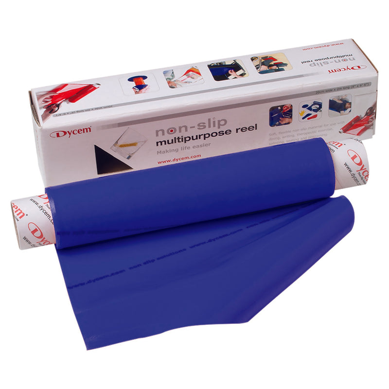 Dycem® Non-Slip Material Roll, Blue, 8 Inch x 6½ Foot, 1 Roll (Self-Help Aids) - Img 1