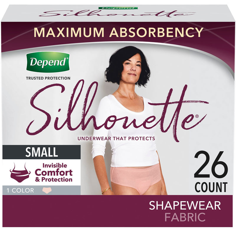 BRIEF, INCONT DEPEND SILHOUETTE WMN SM (26/PK 2PK/CS) () - Img 1