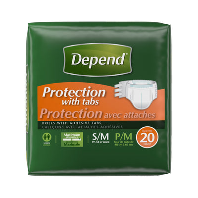 Depend® Maximum Incontinence Brief, Small / Medium, 1 Pack of 20 () - Img 6