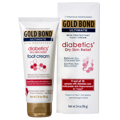 GOLD BOND FOOT DIABETICS, CRM 3.4OZ (Skin Care) - Img 1