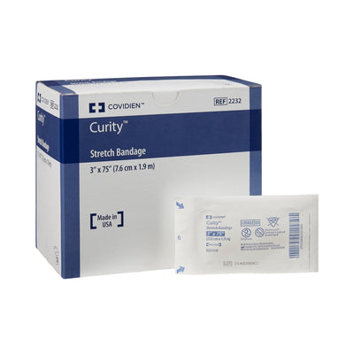 Curity™ Sterile Conforming Bandage, 3 x 75 Inch, 1 Bag of 12 (General Wound Care) - Img 1