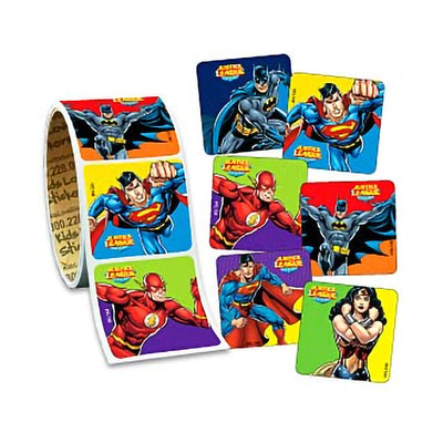 Disney® Justice League Sticker, 1 Roll of 100 (Stickers and Coloring Books) - Img 1