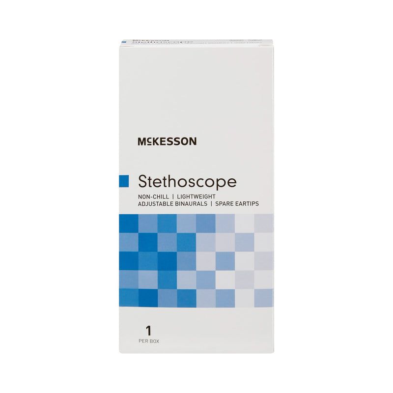 McKesson Classic Stethoscope, Black Tubing, 1 Each (Stethoscopes) - Img 2