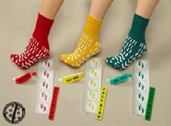 Confetti Treads Fall Management Slipper Socks, 1 Dozen (Slippers and Slipper Socks) - Img 1