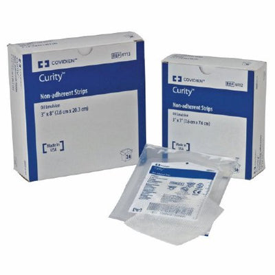 Curity™ Oil Emulsion Impregnated Dressing, 3 x 8 Inch, 1 Box of 36 (Advanced Wound Care) - Img 1