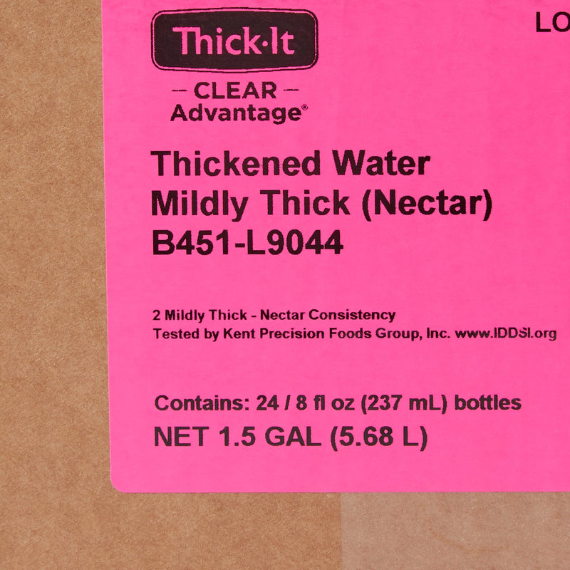 Thick-It® Clear Advantage® Nectar Consistency Thickened Water, 8-ounce Bottle, 1 Each (Nutritionals) - Img 7