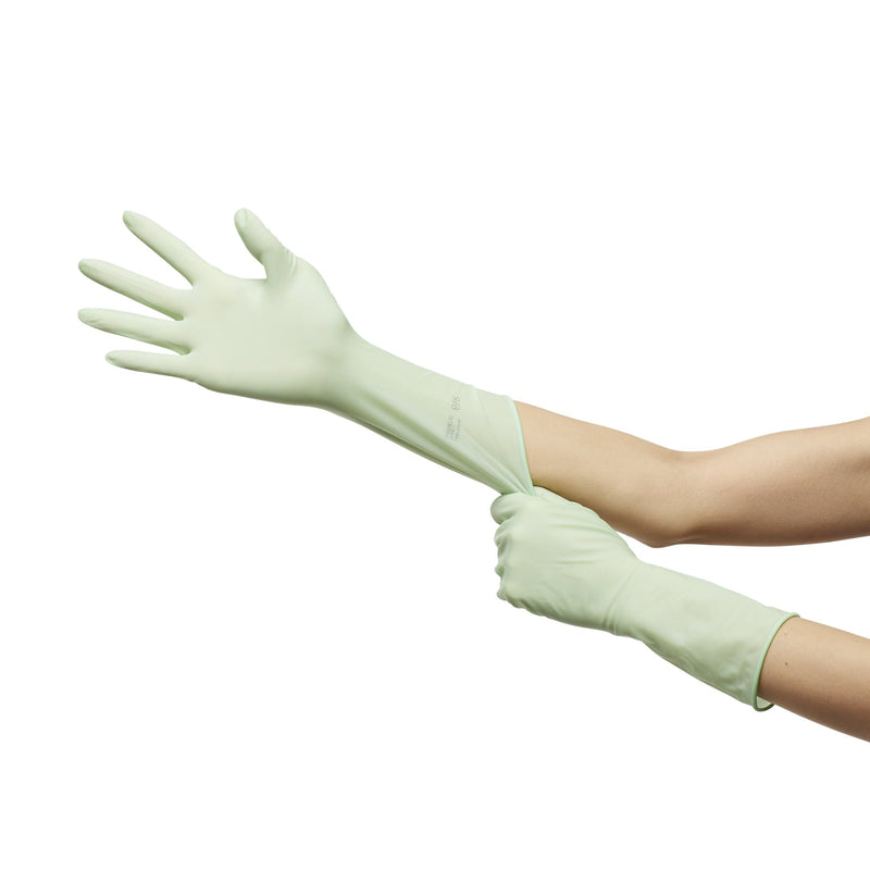 Gammex® Non-Latex PI Green Polyisoprene Surgical Glove, Size 6.5, Light Green, 1 Case of 200 () - Img 4