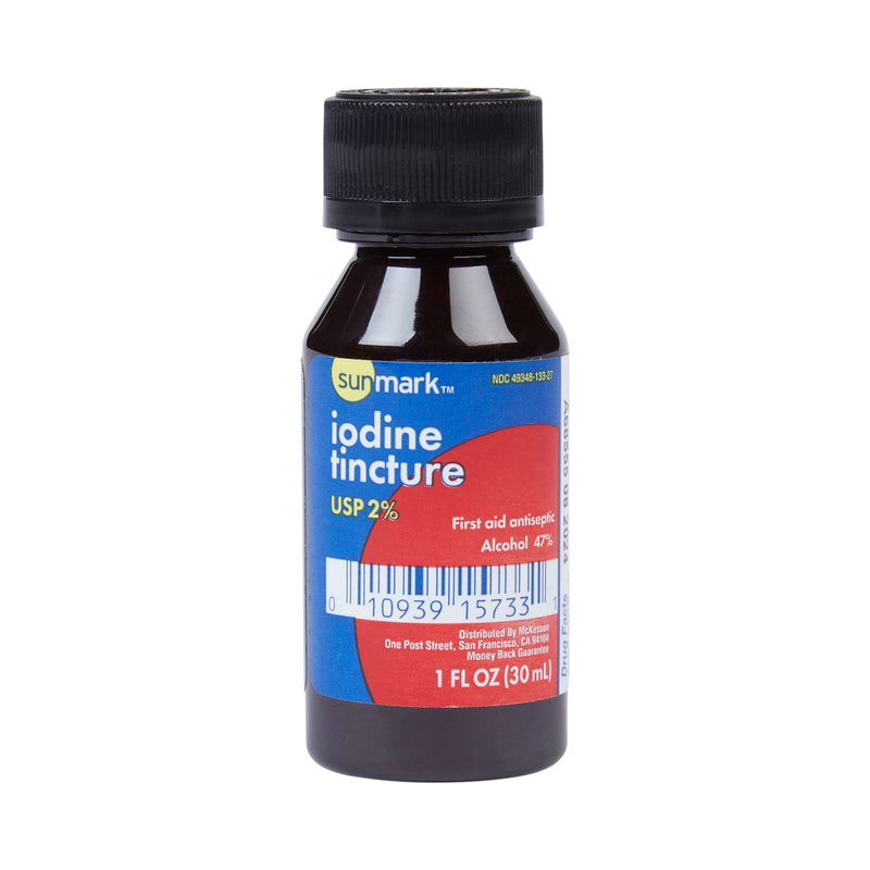 sunmark® Iodine Tincture Antiseptic, 1 oz. Bottle, 1 Each (Over the Counter) - Img 1