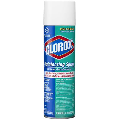 Clorox® Surface Disinfectant Spray, 19 oz Aerosol Can, 1 Each (Cleaners and Disinfectants) - Img 1