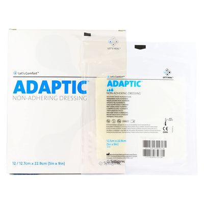 3M™ Adaptic™ Oil Emulsion Impregnated Dressing, 5 x 9 Inch, 1 Each (Advanced Wound Care) - Img 1