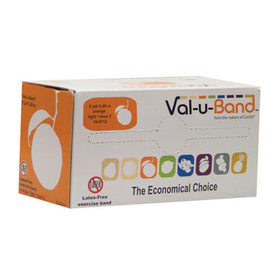 Val-u-Band® Exercise Resistance Band, Orange, 5 Inch x 6 Yard, Light Resistance, 1 Each (Exercise Equipment) - Img 1