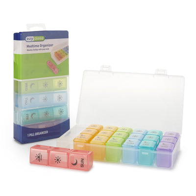 Ezy Dose® Pill Organizer, 1 Pack of 3 (Pharmacy Supplies) - Img 1