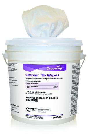 Diversey™ Oxivir® Tb Surface Disinfectant Wipes, 160 count, 1 Each (Cleaners and Disinfectants) - Img 1