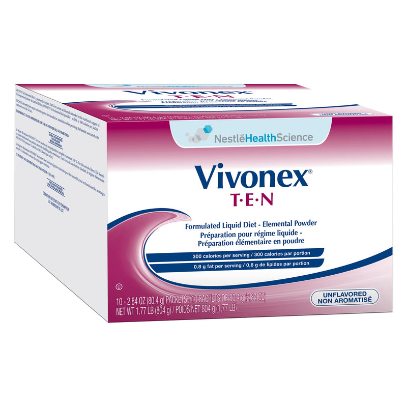 Vivonex® T.E.N. Elemental Oral Supplement, 2.84-ounce Packet, 1 Box of 10 (Nutritionals) - Img 1