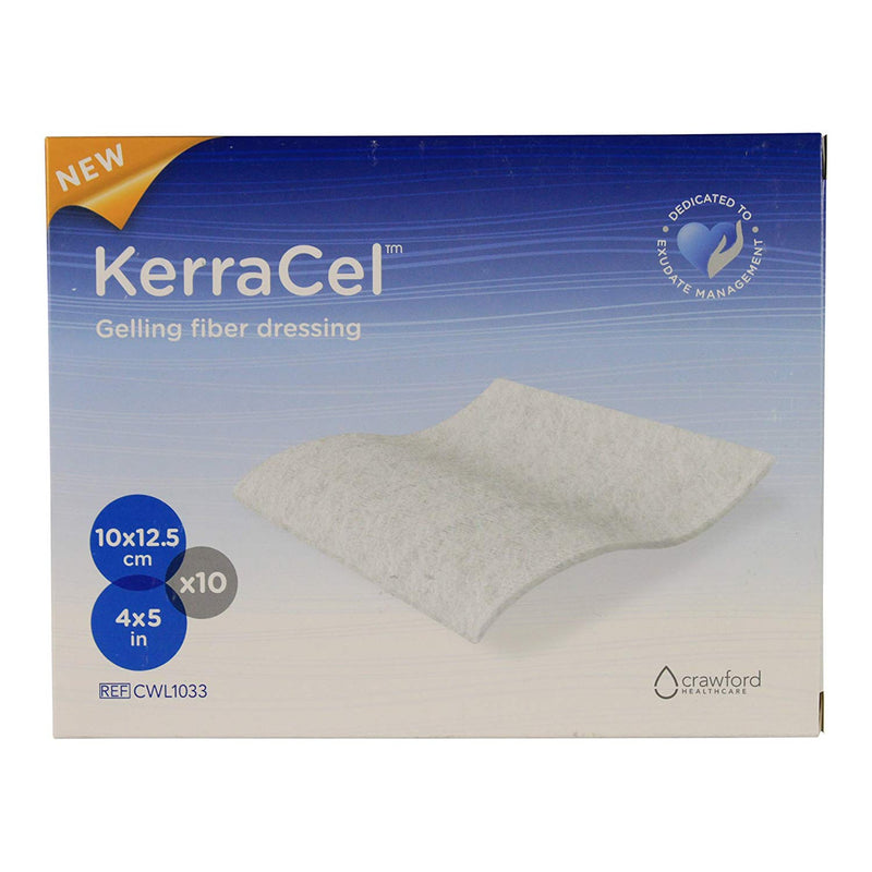 3M™ Kerracel™ Gelling Fiber Dressing, 4 x 5 Inch, 1 Case of 100 (Advanced Wound Care) - Img 1