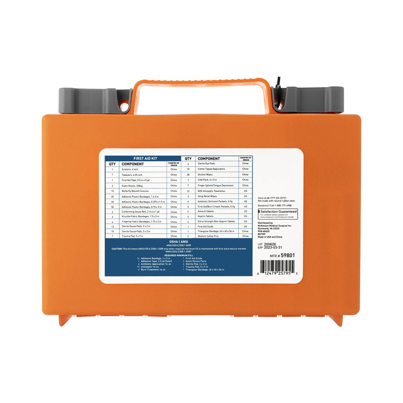 McKesson 50-Person First Aid Kit, 1 Case of 12 (Kits and Trays) - Img 3