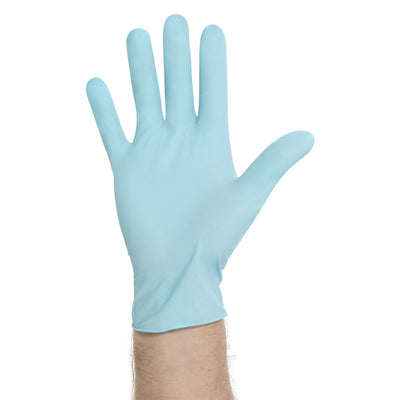 Blue Nitrile® Exam Glove, Small, Blue, 1 Box of 100 () - Img 3