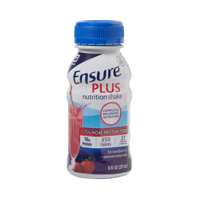 Ensure® Plus Strawberry Oral Supplement, 8 oz. Bottle, 1 Each (Nutritionals) - Img 1