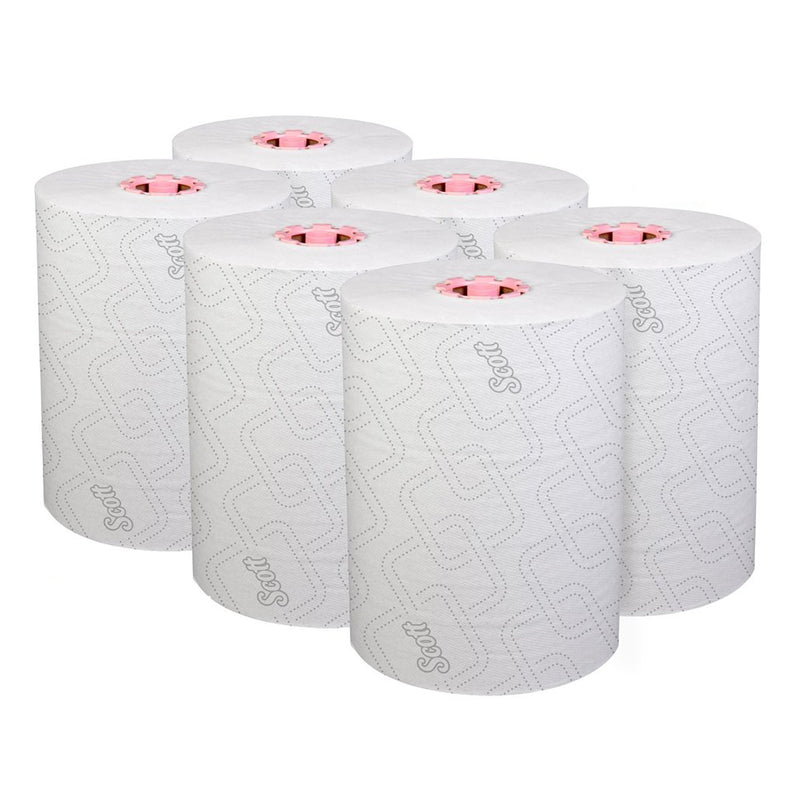 Scott® Control Slimroll™ White Paper Towel, 8 Inch x 580 Foot, 6 Rolls per Case, 1 Case of 6 (Paper Towels) - Img 2