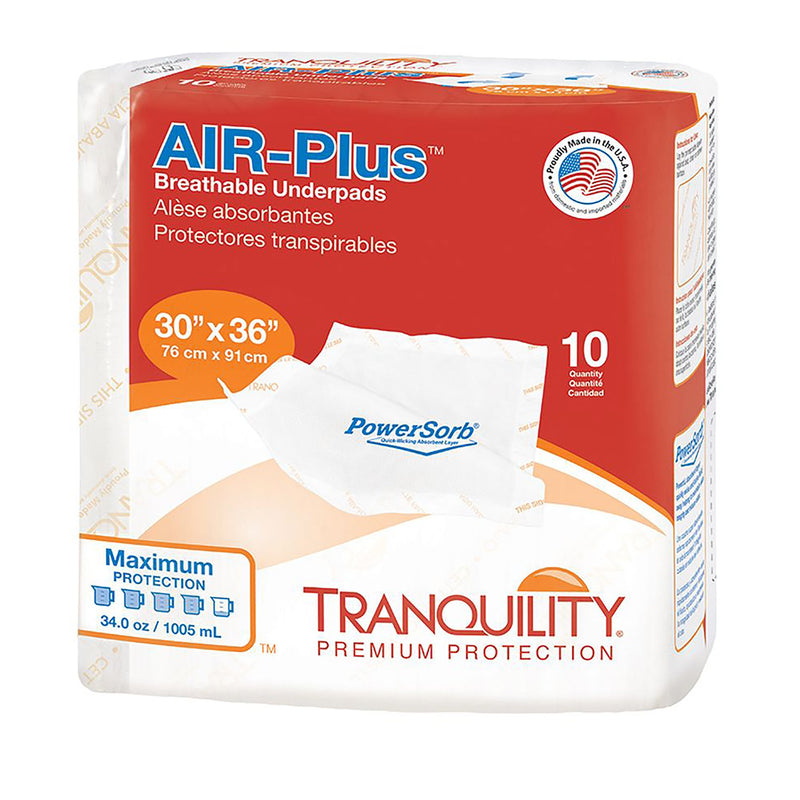 Tranquility® AIR-Plus™ Low Air Loss Underpad, 30 x 36 Inch, 1 Case of 40 (Underpads) - Img 2