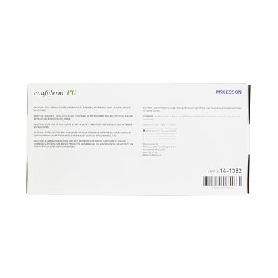 McKesson Confiderm® Latex Exam Glove, Medium, Ivory, 1 Box of 100 () - Img 2