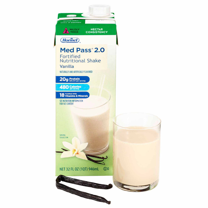 Med Pass® 2.0 Vanilla Oral Supplement, 32 oz. Carton, 1 Each (Nutritionals) - Img 2