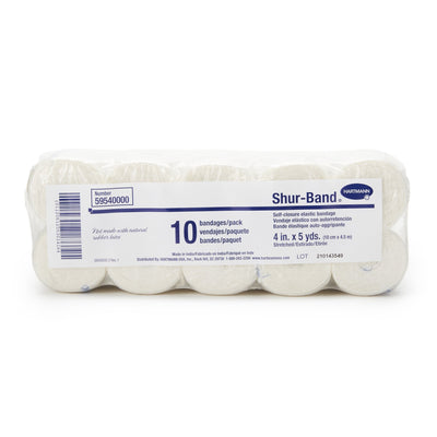 Shur-Band® LF Single Hook and Loop Closure Elastic Bandage, 4 Inch x 5 Yard, 1 Case of 60 (General Wound Care) - Img 3