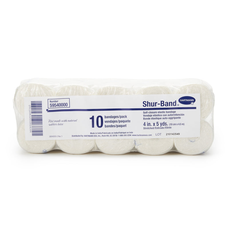 Shur-Band® LF Single Hook and Loop Closure Elastic Bandage, 4 Inch x 5 Yard, 1 Case of 60 (General Wound Care) - Img 3