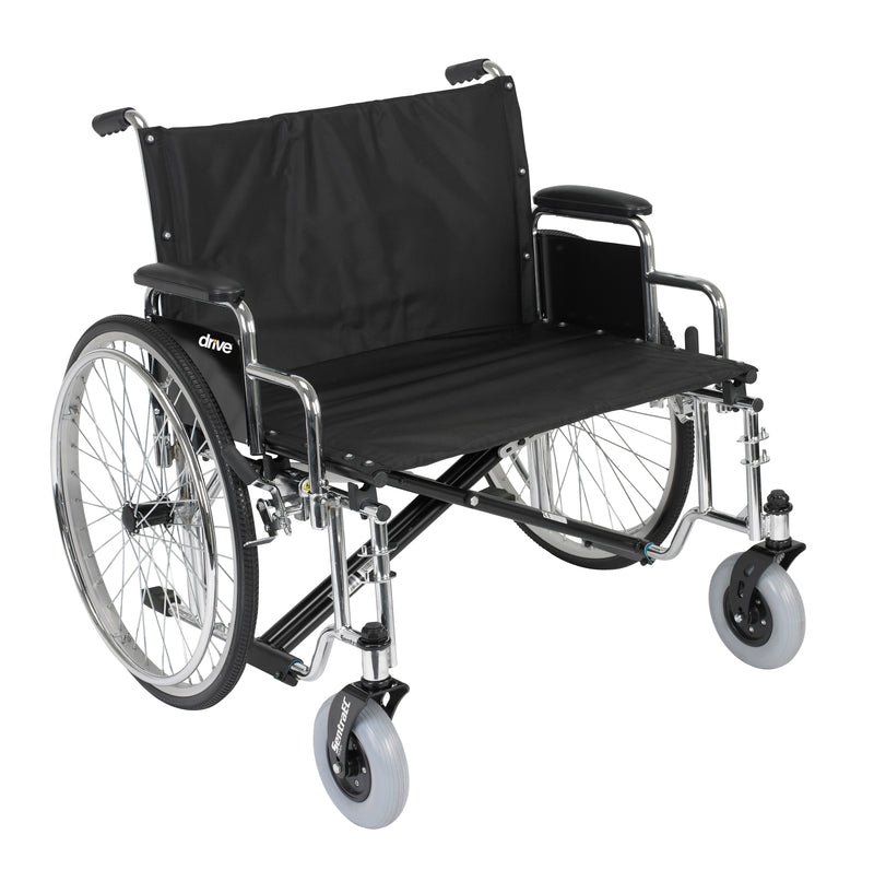 drive™ Sentra HD Extra-Extra Wide Bariatric Wheelchair, 28-inch Seat Width, 1 Case (Mobility) - Img 2