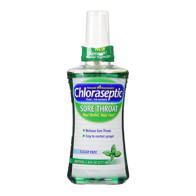 Chloraseptic® Phenol Sore Throat Relief, 6-ounce Spray Bottle, 1 Each (Over the Counter) - Img 1