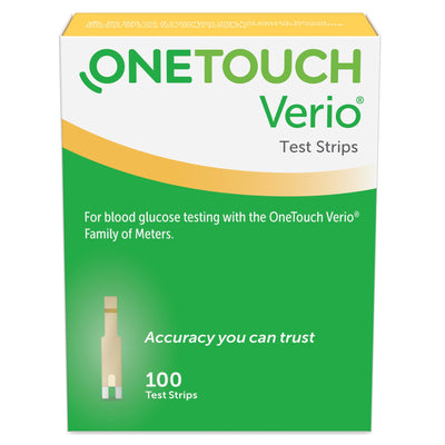 OneTouch Verio® Test Strips, 1 Case of 2400 (Diabetes Monitoring) - Img 1