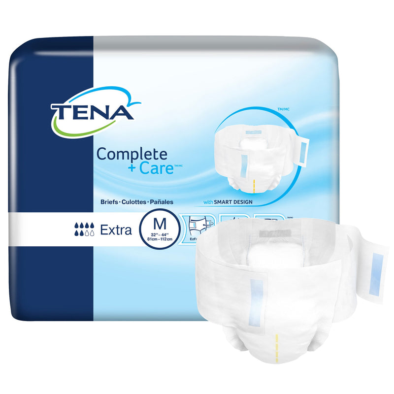 Tena® Complete +Care™ Extra Incontinence Brief, Medium, 1 Case of 72 () - Img 1