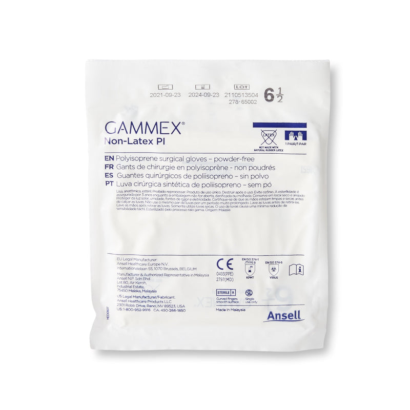 Gammex® Non-Latex PI Polyisoprene Surgical Glove, Size 6.5, White, 1 Box of 50 () - Img 3