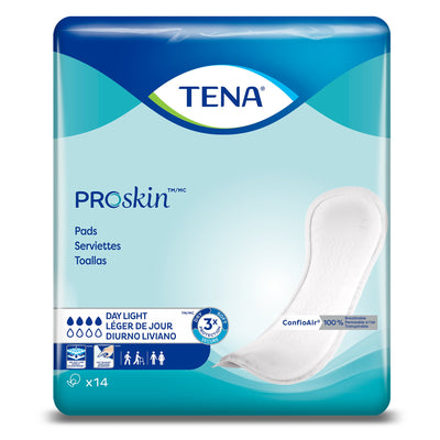 TENA Bladder Control Pads, Moderate Absorbency, 13 Inch, White, 1 Case of 84 () - Img 1