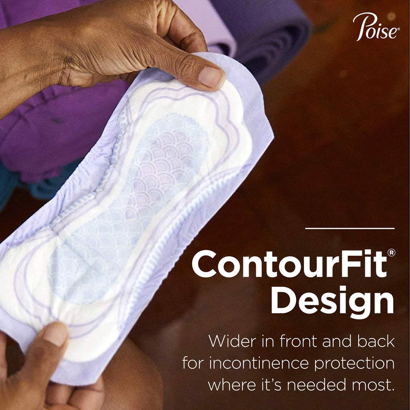 Poise® Moderate Bladder Control Pad, Regular Length, 1 Pack of 66 () - Img 10