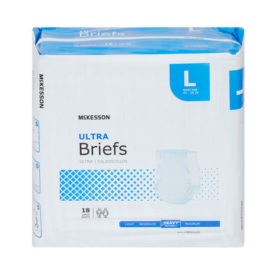 McKesson Ultra Heavy Absorbency Incontinence Brief, Large, 1 Bag () - Img 7