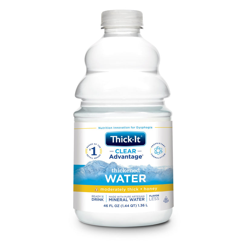 Thick-It® Clear Advantage® Honey Consistency Thickened Water, 48-ounce Bottle, 1 Case of 4 (Nutritionals) - Img 1