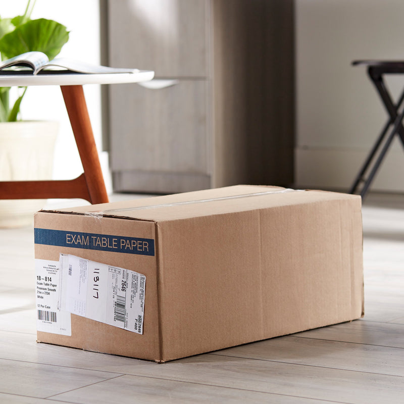 McKesson Smooth Table Paper, 21 Inch x 225 Foot, White, 1 Case of 12 (Table Paper) - Img 10