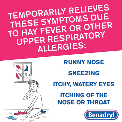 Benadryl® Allergy Ultratabs® Diphenhydramine Allergy Relief, 1 Box of 24 (Over the Counter) - Img 10