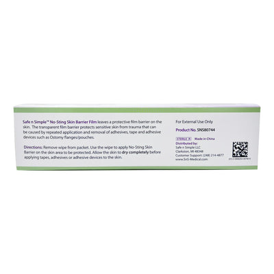 Safe n Simple™ Barrier Wipe, 1 Box of 100 (Skin Care) - Img 4
