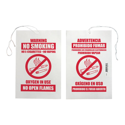 Sunset Oxygen In Use Sign, 6 x 9 Inch, 1 Pack of 50 (Signs) - Img 1