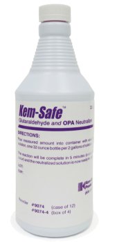 Kem-Safe™ Glutaraldehyde/OPA Neutralizing Solution, 1 Case of 12 (Cleaners and Solutions) - Img 1