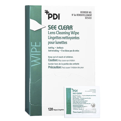 See Clear® Eye Glass Cleaning Wipes, 1 Case of 1440 (Apparel Accessories) - Img 1