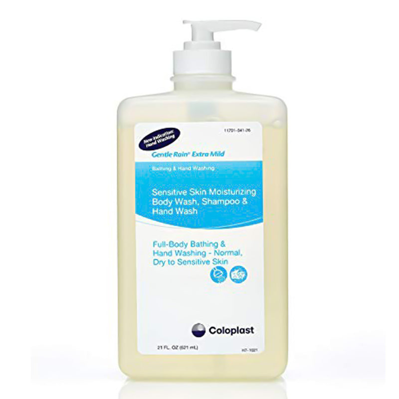 Coloplast Gentle Rain Shampoo and Body Wash, Scented, 21 oz Pump Bottle, 1 Case of 12 (Hair Care) - Img 1