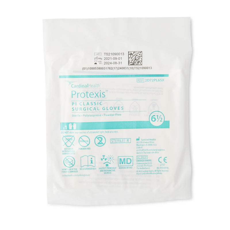 Protexis™ PI Classic Polyisoprene Surgical Glove, Size 6.5, Ivory, 1 Pair () - Img 3