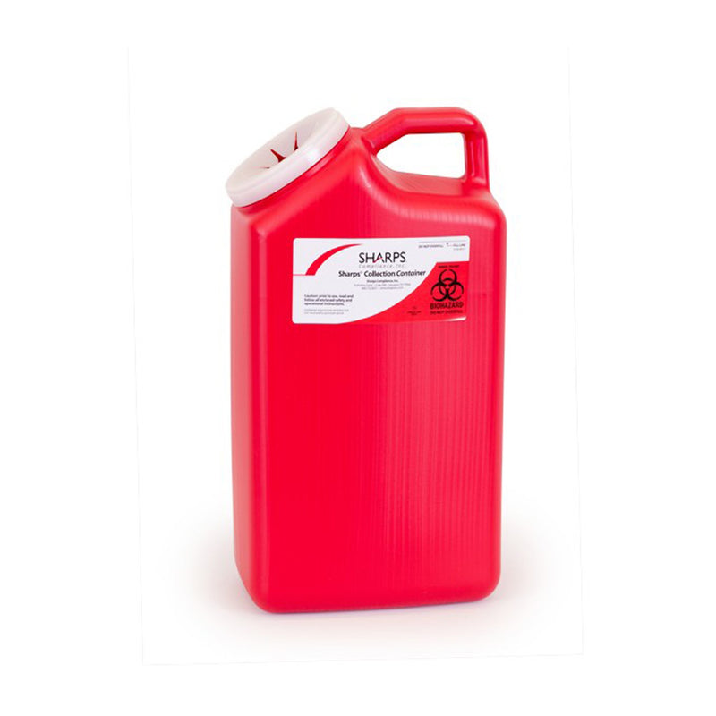 Sharps Recovery System™ Mailback Sharps Container, 3 Gallon, 17 x 6 x 9 Inch, 1 Case of 8 () - Img 3