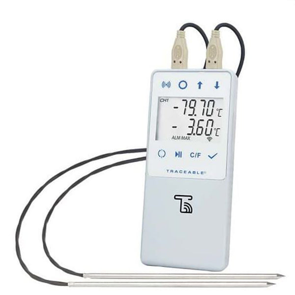 TraceableLIVE WiFi Datalogging Refrigerator/Freezer Thermometer with Remote  Notification