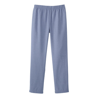 Silverts® Women's Open Back Gabardine Pant, Heather Chambary Blue, Large, 1 Each (Pants and Scrubs) - Img 1